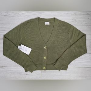 Aritzia Wilfred Light Cropped Cardigan
